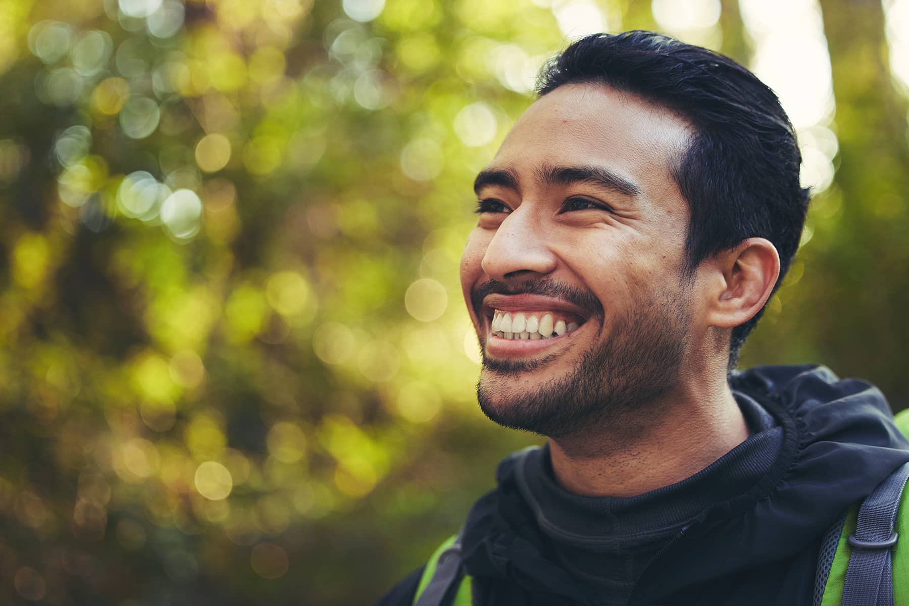 Man smiling with optimal oral health near Fruit Cove, FL