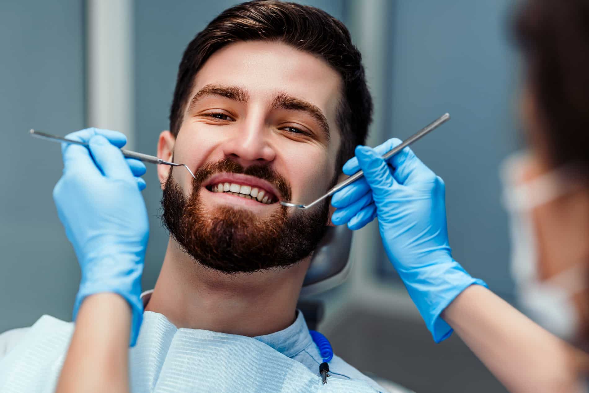 Man happy with his dental reconstruction in ST. Johns FL